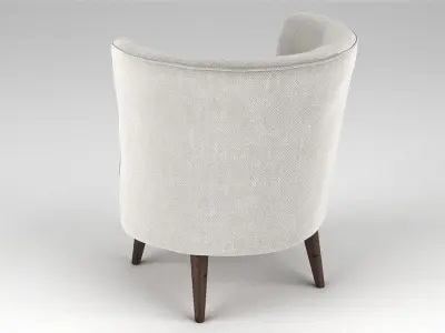 Lulu Scoop Chair 3D model