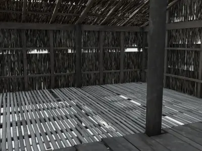 Thatch Hut 3D model