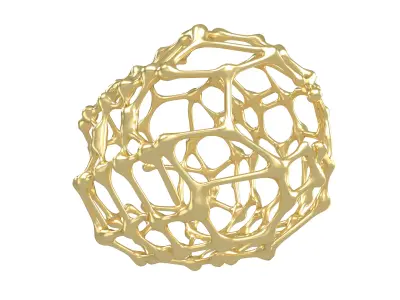Abstract Shape Nanotubes v1 001 Low-poly 3D model