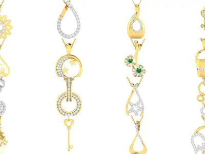 49 kids light wt pendant  3D Model Pack