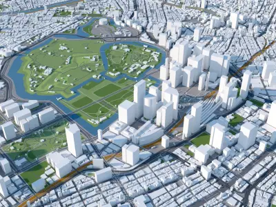 Tokyo City Japan 3D 3D model