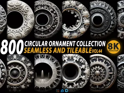 Circular Ornament vol44 Texture