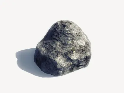 21 Rocks And Stones Models For Games Low-poly 3D model