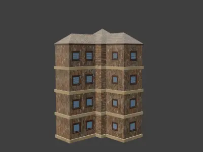 House Model 78 Low-poly 3D model