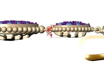 Serpent Bohme Pendant Earrings XS S and M Motifs 3D print model