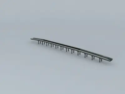 Pingtung Woodside Bridge Free 3D model