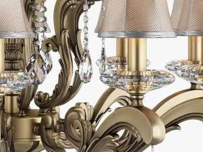 699108 Battitura Osgona Chandelier 3D model