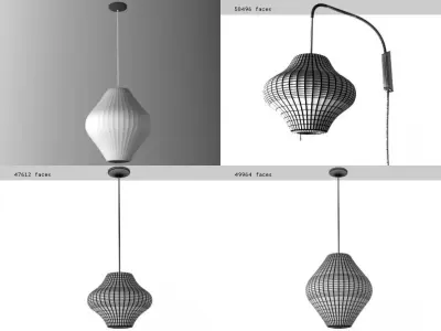 Nelson Bubble Lamp - Pear 3D model