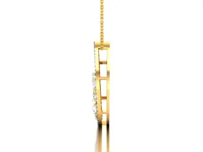 Women Pendant 3dm STL OBJ FBX Render Details 3D print model 24
