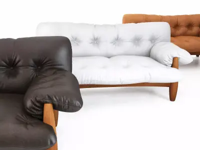 Mole Sofa 2 seat 3D model