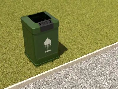 Milan Recycle Bin 3D model