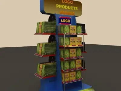 Product stand 3D model