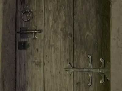 Door 04 Low-poly 3D model