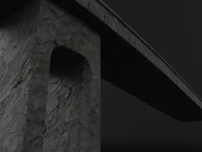 Stone Bridge Free 3D model