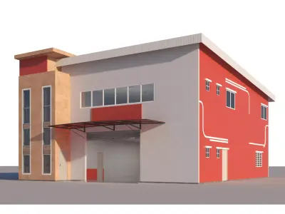 Industrial Building-1 3D model