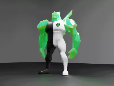 Ben 10 Diamondhead 3D model