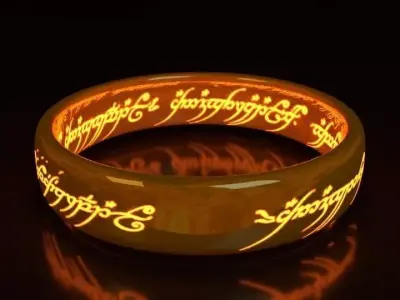 Lord of the Rings The Ring of Power 3D model
