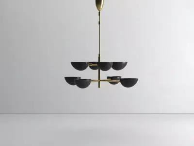 Chandelier Graphic Large Two-Tier  3D model