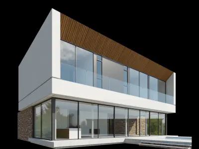 Modern Villa Design 011 3D model