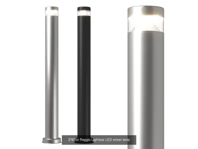 376 Raggio Lightstar Collectiont of street lamps 3D Model Pack