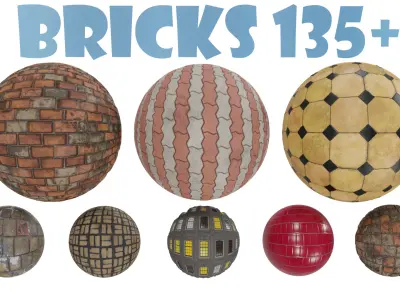 5000 PBR Materials Texture