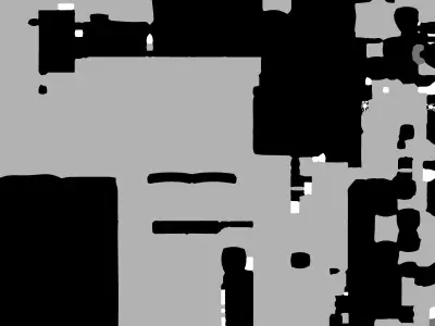 Chest Press Equipment Low-poly 3D model