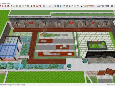 Sketchup Plaza 217 3D model