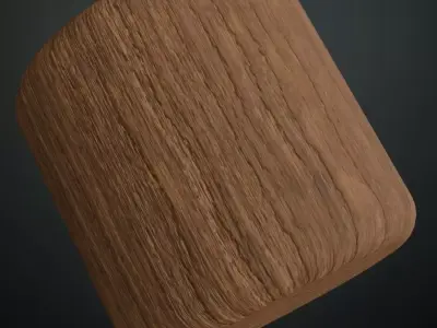 Natural Vertical Grained Oak PBR Texture