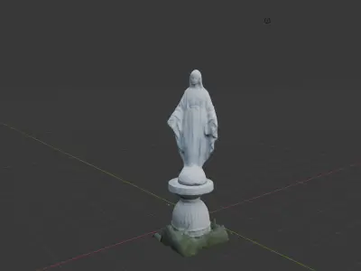 Church Sculpture - Photoscanned - Low Res  Free 3D model