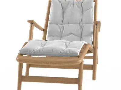 Levante Long Chair 3D model