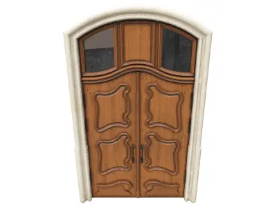 Entrance classic door 53 3D model