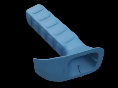 Auxiliary door handle Free 3D print model
