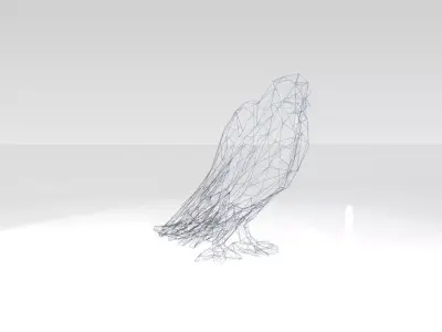 Parrot Wireframe 3D model