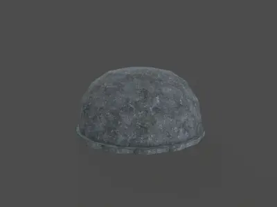 Bunker 03 Low-poly 3D model