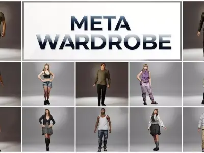Metawardrobe - Updated Regularly Low-poly 3D model