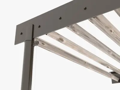 Patio pergola 3D model