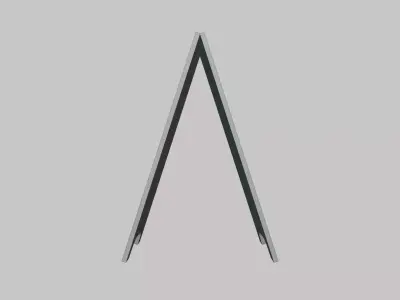 Board Stand - Geometry Only No Textures No Materials 3D model