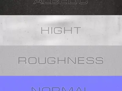 Asphalt 05 PBR Low-poly 3D model