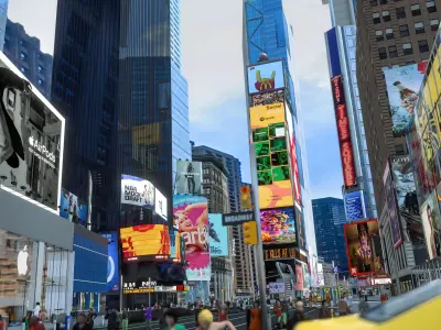 TIMES SQUARE - BROADWAY 3D model