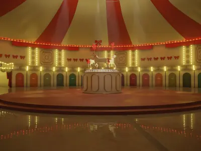 Squid Game Mingle Carousel Map 3D model