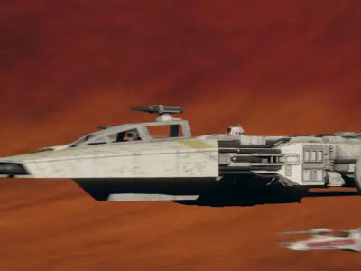 Star Wars BTL4A Y-Wing Starfighter 3D model