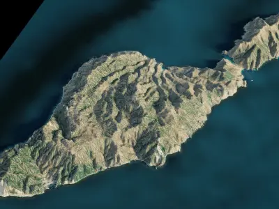 Santa Catalina Island 3d model 3D model