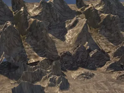 Mountains 3D model purchase