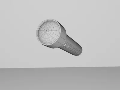 Flash light Free low-poly 3D model