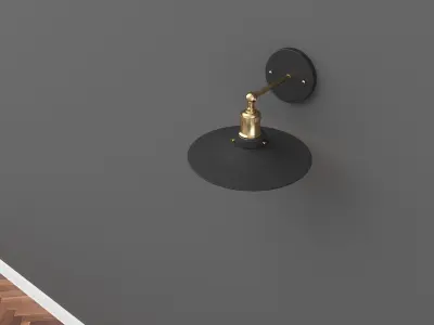 Corbin Wall Light 3D model