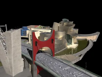 Guggenheim Museum Bilbao 3D model