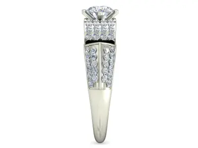Women Ring  Render 3dm STL OBJ FBX Details 3D print model 335