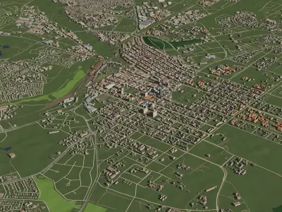 Harare Zimbabwe - city and urban 3D model