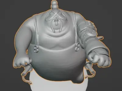 One Piece Wano Queen 3D print model