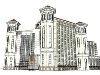 vacation spot-Resort-Fashion Leisure Hotel-0266 3D model